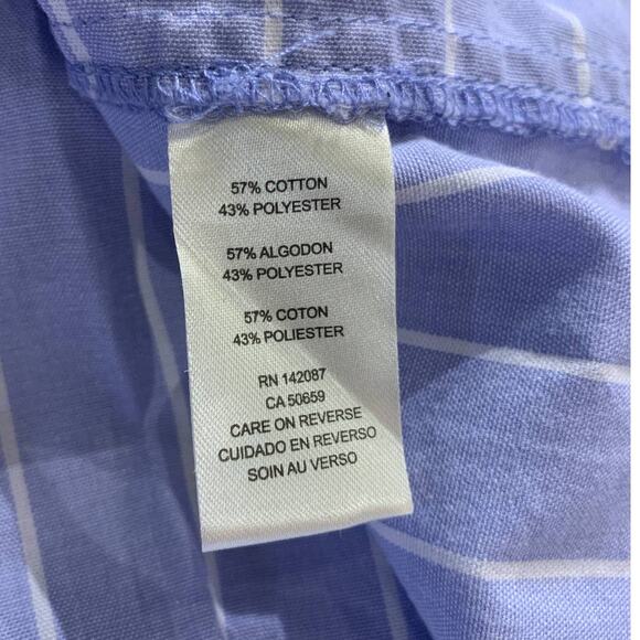 Simply Noelle Small/Medium Cotton Blend Button Down Sleeveless Shirt Dress - Picture 5 of 5